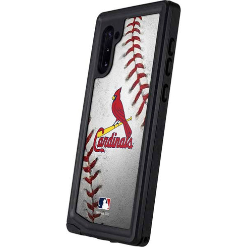 MLB St. Louis Cardinals Game Ball Galaxy Note 10 Waterproof Case