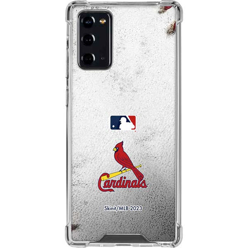 MLB St. Louis Cardinals Game Ball Galaxy Note20 5G Clear Case