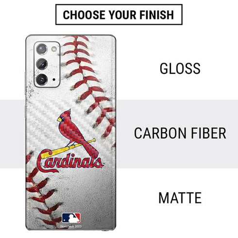 MLB St. Louis Cardinals Game Ball Galaxy Note20 5G Skin