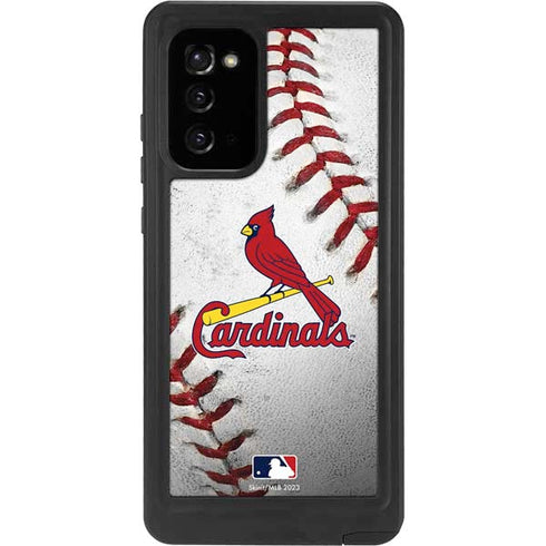 MLB St. Louis Cardinals Game Ball Galaxy Note20 5G Waterproof Case