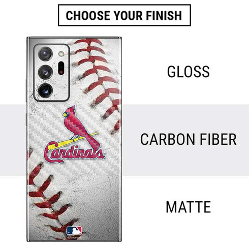MLB St. Louis Cardinals Game Ball Galaxy Note20 Ultra 5G Skin