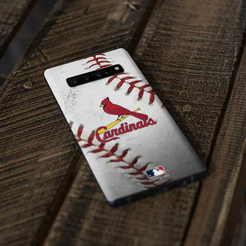 MLB St. Louis Cardinals Game Ball Galaxy S10 Skin