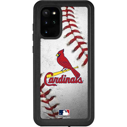 MLB St. Louis Cardinals Game Ball Galaxy S20 Plus Waterproof Case