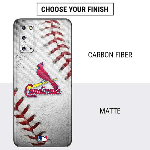 MLB St. Louis Cardinals Game Ball Galaxy S20 Skin