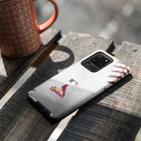 MLB St. Louis Cardinals Game Ball Galaxy S20 Ultra 5G Pro Case