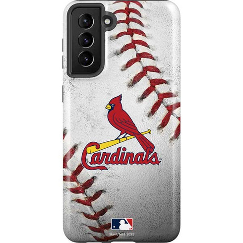 MLB St. Louis Cardinals Game Ball Galaxy S21 FE Pro Case