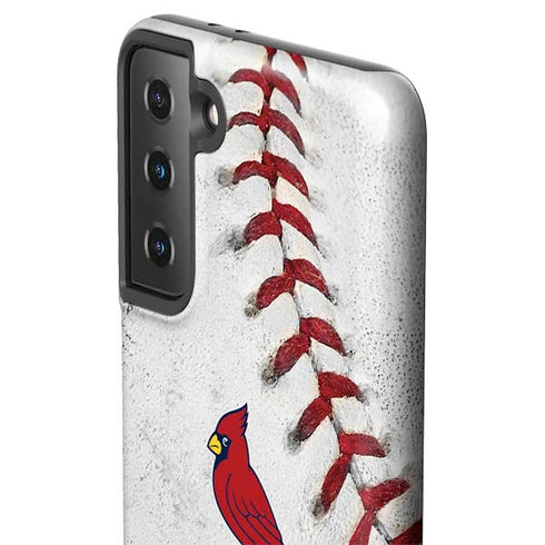 MLB St. Louis Cardinals Game Ball Galaxy S21 FE Pro Case