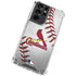 MLB St. Louis Cardinals Game Ball Galaxy S21 Ultra 5G Clear Case