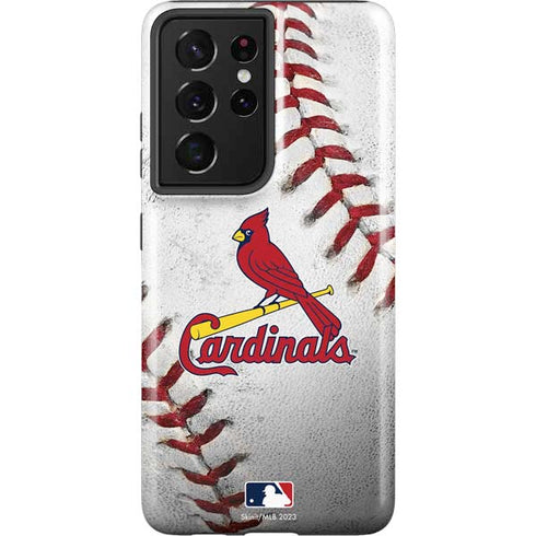 MLB St. Louis Cardinals Game Ball Galaxy S21 Ultra 5G Pro Case