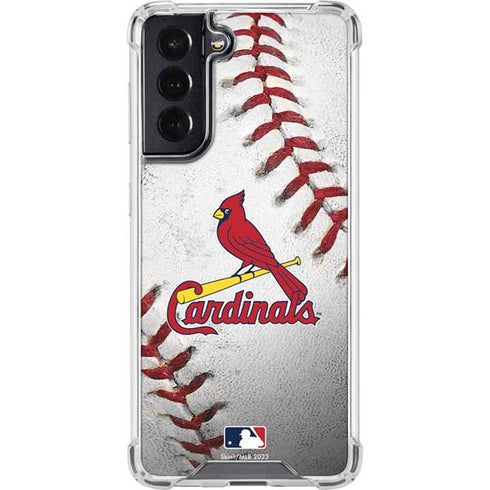 MLB St. Louis Cardinals Game Ball Galaxy S22 Clear Case