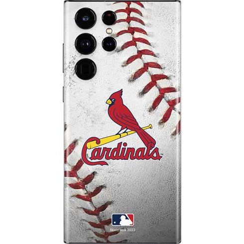 MLB St. Louis Cardinals Game Ball Galaxy S22 Ultra Skin