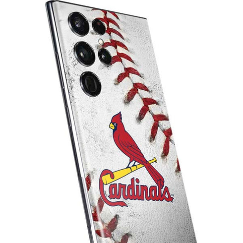MLB St. Louis Cardinals Game Ball Galaxy S22 Ultra Skin