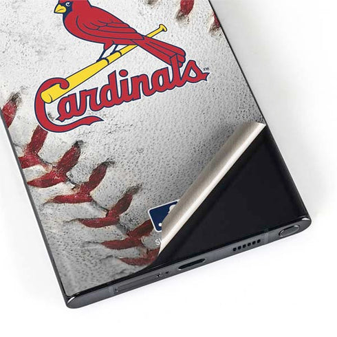 MLB St. Louis Cardinals Game Ball Galaxy S22 Ultra Skin