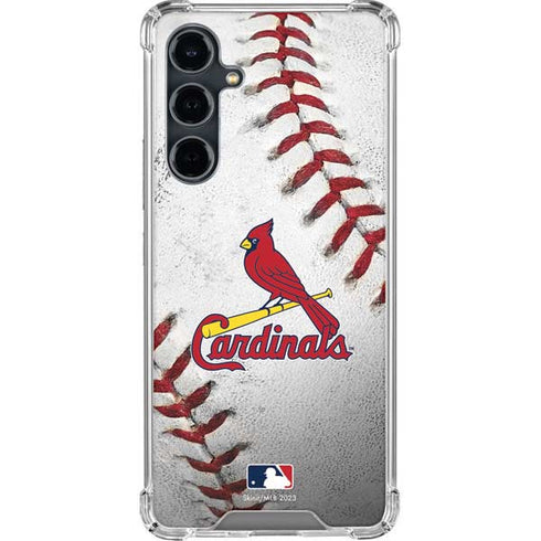 MLB St. Louis Cardinals Game Ball Galaxy S23 FE Clear Case