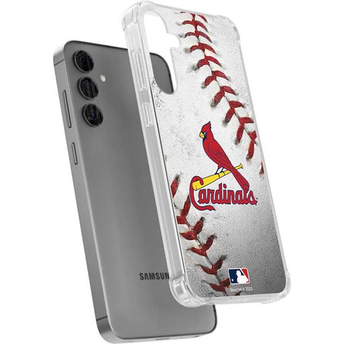 MLB St. Louis Cardinals Game Ball Galaxy S24 Plus Clear Case