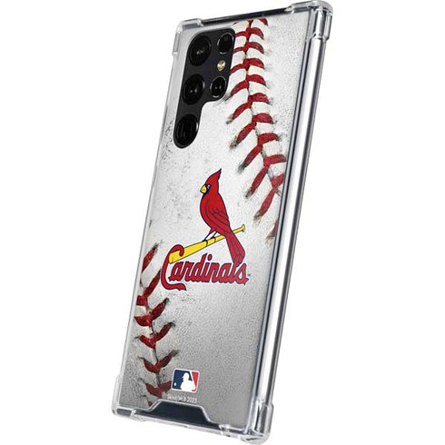 MLB St. Louis Cardinals Game Ball Galaxy S24 Ultra Clear Case