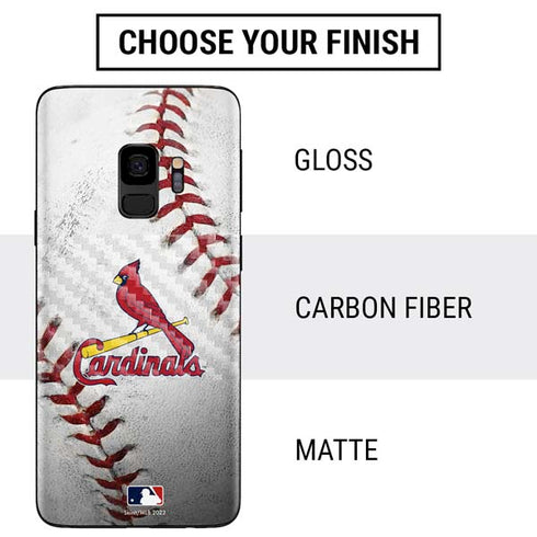 MLB St. Louis Cardinals Game Ball Galaxy S9 Skin
