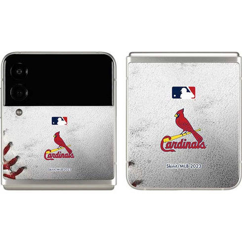 MLB St. Louis Cardinals Game Ball Galaxy Z Flip3 5G Skin
