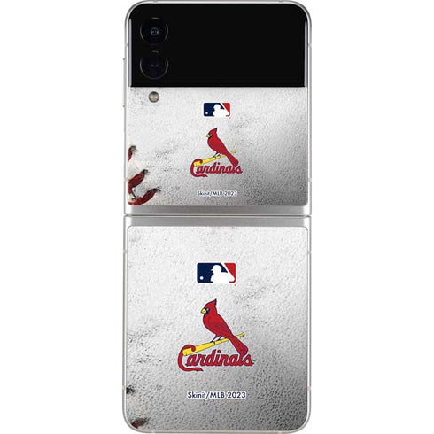 MLB St. Louis Cardinals Game Ball Galaxy Z Flip3 5G Skin