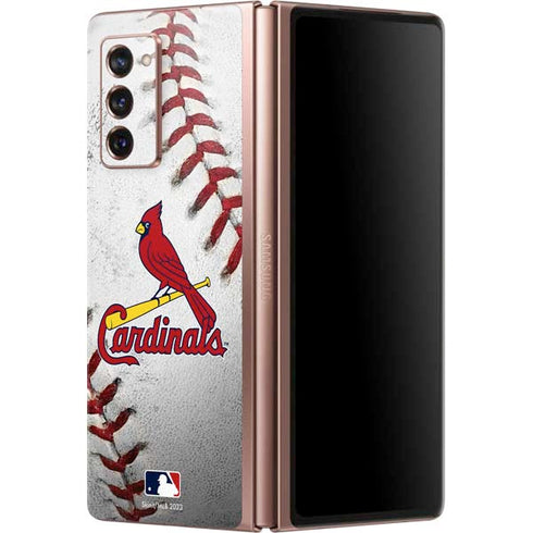 MLB St. Louis Cardinals Game Ball Galaxy Z Fold2 5G Skin