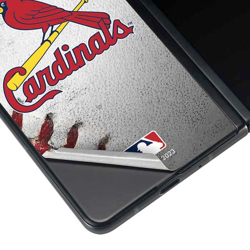 MLB St. Louis Cardinals Game Ball Galaxy Z Fold4 5G Skin