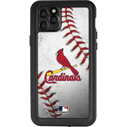 MLB St. Louis Cardinals Game Ball iPhone 11 Pro Max Waterproof Case