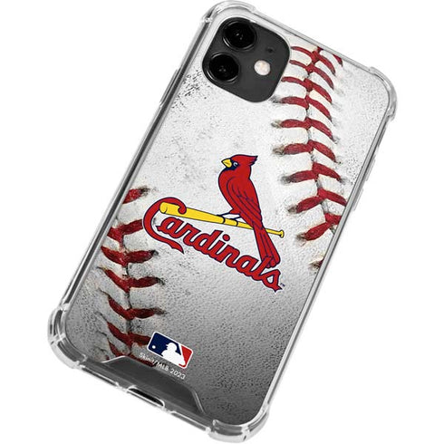 MLB St. Louis Cardinals Game Ball iPhone 12 Mini Clear Case