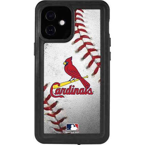 MLB St. Louis Cardinals Game Ball iPhone 12 Mini Waterproof Case
