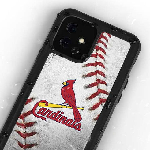 MLB St. Louis Cardinals Game Ball iPhone 12 Mini Waterproof Case