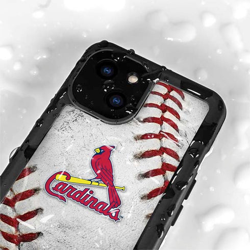MLB St. Louis Cardinals Game Ball iPhone 13 Mini Waterproof Case