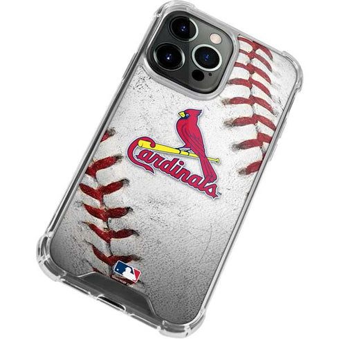 MLB St. Louis Cardinals Game Ball iPhone 13 Pro Clear Case
