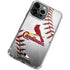 MLB St. Louis Cardinals Game Ball iPhone 13 Pro Max Clear Case