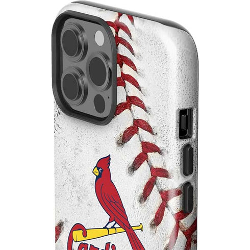 MLB St. Louis Cardinals Game Ball iPhone 13 Pro Max Impact Case