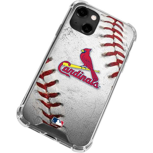 MLB St. Louis Cardinals Game Ball iPhone 14 Clear Case