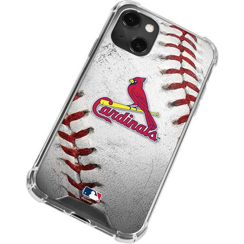 MLB St. Louis Cardinals Game Ball iPhone 14 Plus Clear Case
