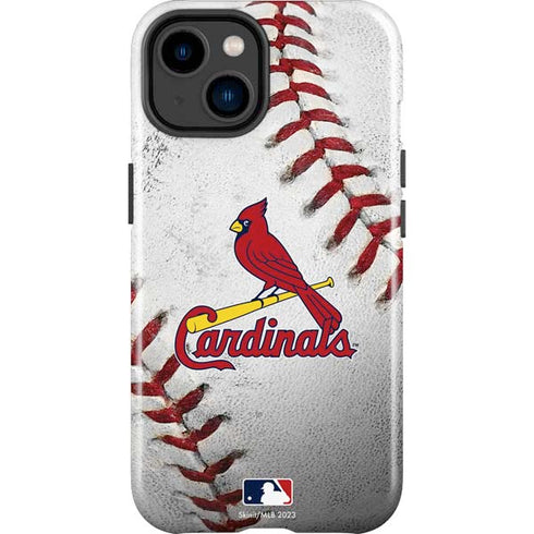MLB St. Louis Cardinals Game Ball iPhone 14 Plus Impact Case