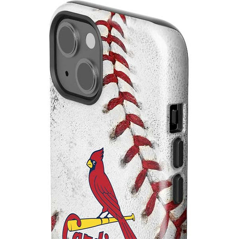 MLB St. Louis Cardinals Game Ball iPhone 15 Plus Impact Case