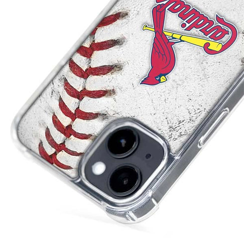 MLB St. Louis Cardinals Game Ball iPhone 15 Plus MagSafe Case