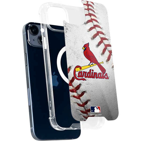 MLB St. Louis Cardinals Game Ball iPhone 15 Plus MagSafe Case