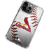 MLB St. Louis Cardinals Game Ball iPhone 14 Pro Clear Case