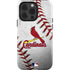 MLB St. Louis Cardinals Game Ball iPhone 14 Pro Impact Case