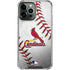 MLB St. Louis Cardinals Game Ball iPhone 15 Pro Max Clear Case