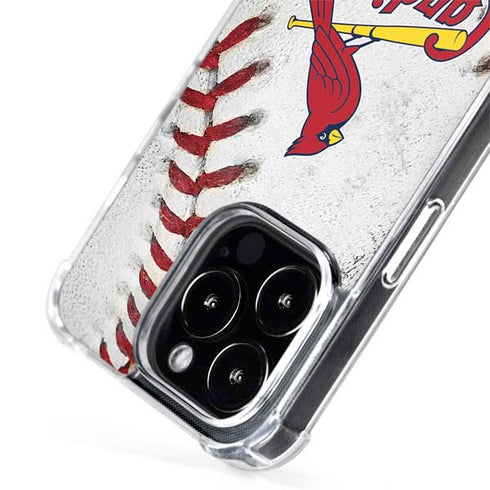 MLB St. Louis Cardinals Game Ball iPhone 15 Pro Max MagSafe Case