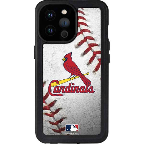 MLB St. Louis Cardinals Game Ball iPhone 14 Pro Max Waterproof Case