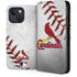 MLB St. Louis Cardinals Game Ball iPhone 15 Plus Folio Case