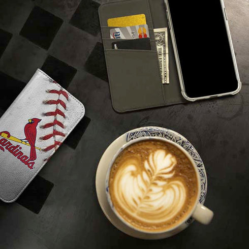 MLB St. Louis Cardinals Game Ball iPhone 15 Plus Folio Case