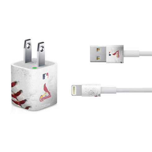 MLB St. Louis Cardinals Game Ball iPhone Charger (5W USB) Skin