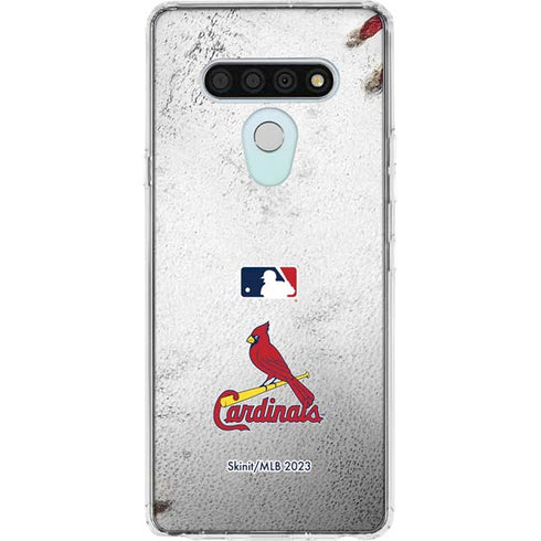 MLB St. Louis Cardinals Game Ball LG Stylo 6 Clear Case
