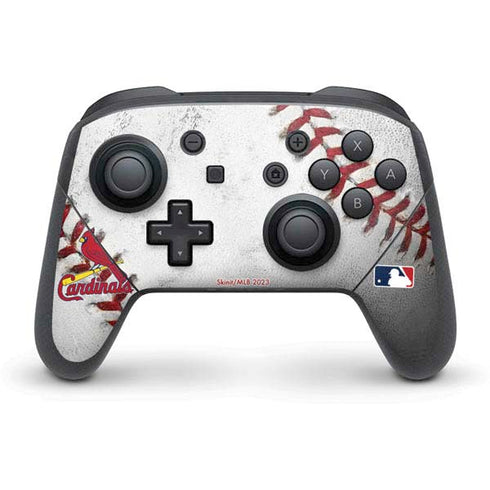 MLB St. Louis Cardinals Game Ball Nintendo Switch Pro Controller Skin