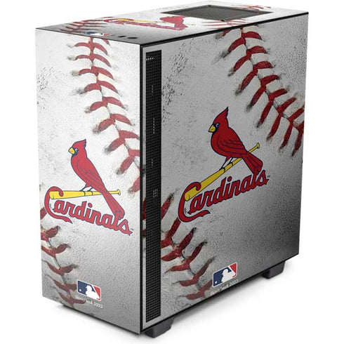 MLB St. Louis Cardinals Game Ball NZXT H510 Compact ATX Mid-Tower Case Skin